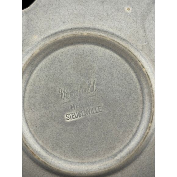 Woodfield Dove Gray Plate for Tea & Toast Snack Set by Steubenville - Picture 5 of 8